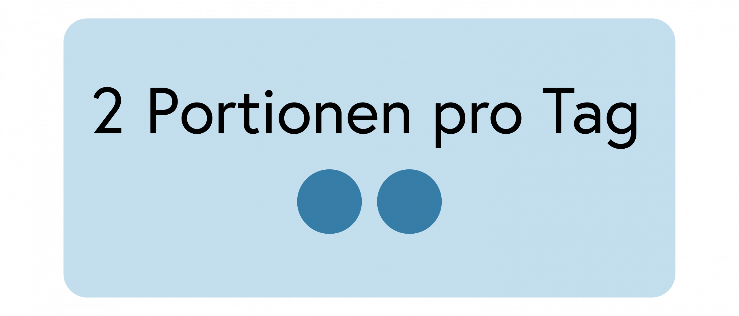 Portionsgröße Nüsse Öle 2 Portionen pro Tag